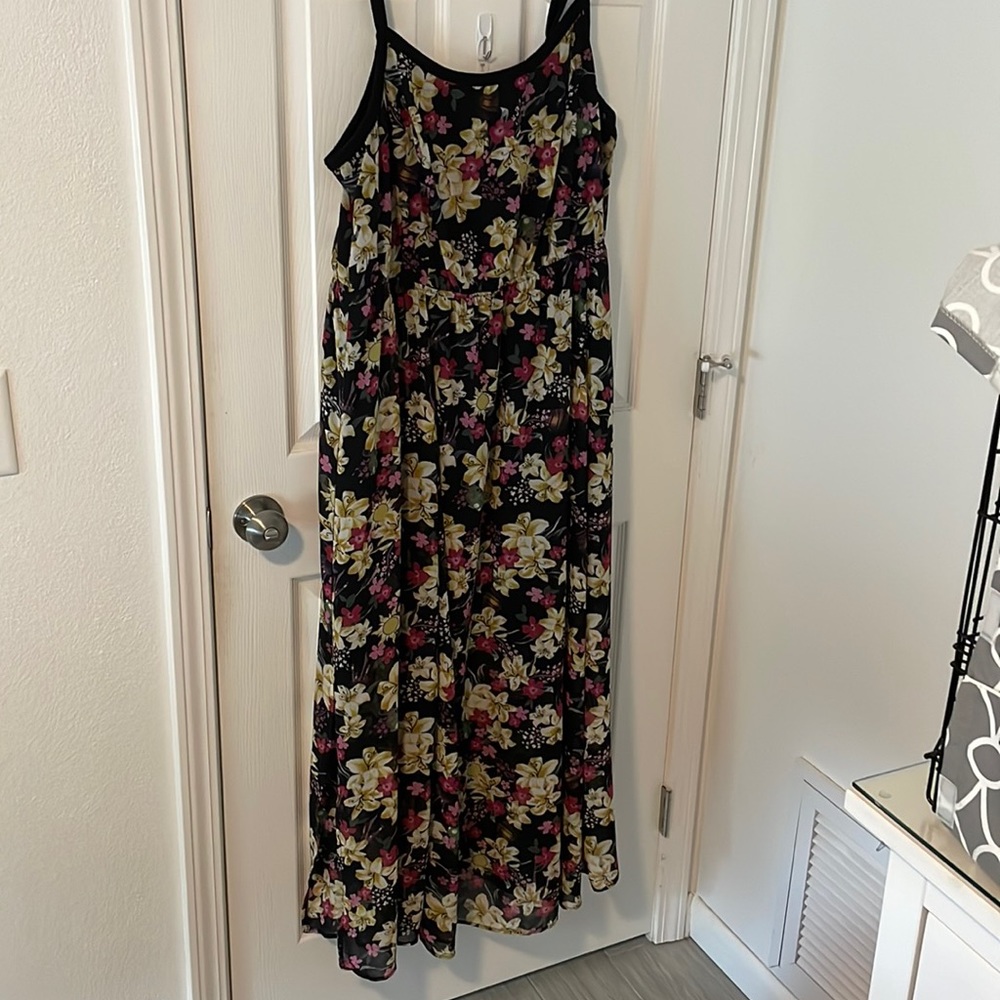 Disney tangled themed maxi dress